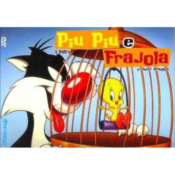 Piu-Piu e Frajola e Seus Amigos ( 5 DVD's )    