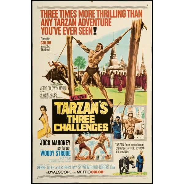 Os Três Desafios de Tarzan - 1963
