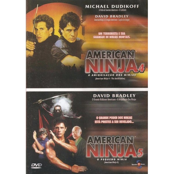 American Ninja 4 - O Grande Kickboxer Americano - 1990 &  American Ninja 5 - O Pequeno Ninja 1993